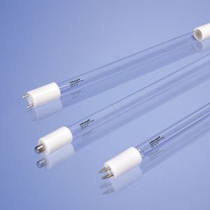 Straight tube sterilization lamp